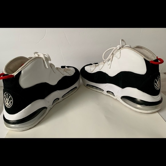 Nike Air Max Uptempo '95 Black White Red Size 9 - Picture 5 of 7